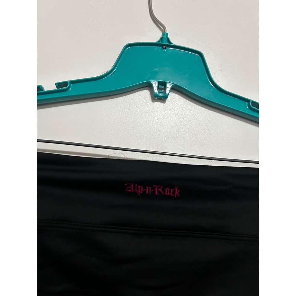 Alp-n-Rock Womens Black Athletic Skort Embroidered Edelweiss Size 1 Made in USA - Picture 5 of 8